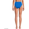 image:imageLands End Womens Seamed High Waisted Bikini BottomsBright Cobalt BlueWhite