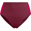 image:imageLands End Womens Seamed High Waisted Bikini BottomsBurgundy SpritzCoral Ruby