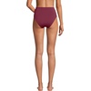 image:imageLands End Womens Seamed High Waisted Bikini BottomsBurgundy SpritzCoral Ruby