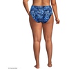 image:imageLands End Womens Seamed High Waisted Bikini BottomsDeep Sea Navy Mosaic Floral
