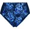 image:imageLands End Womens Seamed High Waisted Bikini BottomsDeep Sea Navy Mosaic Floral