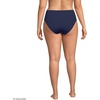 image:imageLands End Womens Seamed High Waisted Bikini BottomsDeep Sea NavyWhite