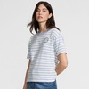 image:imageLands End Womens Short Sleeve Mariner TShirtVibrant Lapis ShellsIvory
