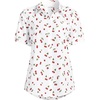 image:imageLands End Womens Short Sleeve No Iron ShirtCherriesWhite