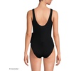 image:imageLands End Womens Side Tie Wrap SwimsuitBlack