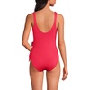 image:imageLands End Womens Side Tie Wrap SwimsuitCoral Roses