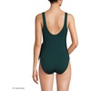 image:imageLands End Womens Side Tie Wrap SwimsuitDeep Balsam
