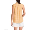 image:imageLands End Womens Sleeveless No Iron ShirtSweet Mango Gingham