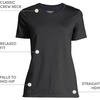 image:imageLands End Womens Supima Crew Neck TShirtBlack