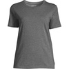 image:imageLands End Womens Supima Crew Neck TShirtCharcoal Heather