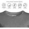 image:imageLands End Womens Supima Crew Neck TShirtCharcoal Heather