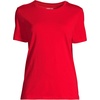 image:imageLands End Womens Supima Crew Neck TShirtCompass Red