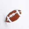 image:imageLands End Womens Supima Crew Neck TShirtFootball EmbroideryWhite