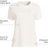 image:imageLands End Womens Supima Crew Neck TShirtIvory