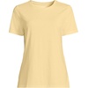image:imageLands End Womens Supima Crew Neck TShirtPale Sunbeam Yellow