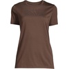 image:imageLands End Womens Supima Crew Neck TShirtRich Coffee