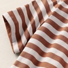 image:imageLands End Womens Supima Crew Neck TShirtRich Ginger Even Stripe