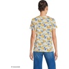 image:imageLands End Womens Supima Crew Neck TShirtSoft CitrusBlue Flower Patch