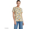 image:imageLands End Womens Supima Crew Neck TShirtSoft CitrusBlue Flower Patch