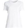 image:imageLands End Womens Supima Crew Neck TShirtWhite