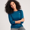 image:imageLands End Womens Supima Long Sleeve Crew TeeBaltic Teal