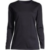 image:imageLands End Womens Supima Long Sleeve Crew TeeBlack