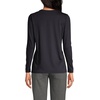 image:imageLands End Womens Supima Long Sleeve Crew TeeBlack