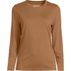 image:imageLands End Womens Supima Long Sleeve Crew TeeCanyon Camel