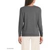 image:imageLands End Womens Supima Long Sleeve Crew TeeCharcoal Heather