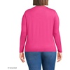 image:imageLands End Womens Supima Long Sleeve Crew TeeCherry Fuchsia