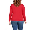 image:imageLands End Womens Supima Long Sleeve Crew TeeCompass Red
