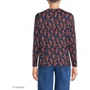 image:imageLands End Womens Supima Long Sleeve Crew TeeDeep Sea Mini Poppy Floral