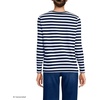 image:imageLands End Womens Supima Long Sleeve Crew TeeDeep SeaBlue Multi Stripe
