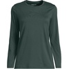 image:imageLands End Womens Supima Long Sleeve Crew TeeEvening Forest