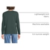 image:imageLands End Womens Supima Long Sleeve Crew TeeEvening Forest