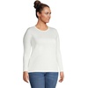 image:imageLands End Womens Supima Long Sleeve Crew TeeIvory