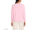 image:imageLands End Womens Supima Long Sleeve Crew TeeLight Rose Pink
