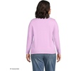 image:imageLands End Womens Supima Long Sleeve Crew TeePale Orchid