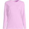 image:imageLands End Womens Supima Long Sleeve Crew TeePale Orchid