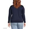 image:imageLands End Womens Supima Long Sleeve Crew TeeRadiant Navy