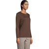 image:imageLands End Womens Supima Long Sleeve Crew TeeRich Coffee