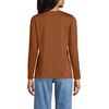 image:imageLands End Womens Supima Long Sleeve Crew TeeRich Ginger Brown