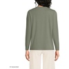 image:imageLands End Womens Supima Long Sleeve Crew TeeSage