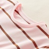 image:imageLands End Womens Supima Long Sleeve Crew TeeSea Salt PinkGinger Stripe