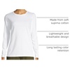 image:imageLands End Womens Supima Long Sleeve Crew TeeWhite