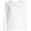 image:imageLands End Womens Supima Long Sleeve Crew TeeWhite