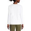 image:imageLands End Womens Supima Long Sleeve Crew TeeWhite