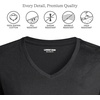 image:imageLands End Womens Supima Long Sleeve VNeck TeeBlack