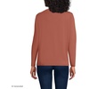 image:imageLands End Womens Supima Long Sleeve VNeck TeeEarthen Clay