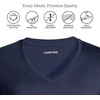 image:imageLands End Womens Supima Long Sleeve VNeck TeeRadiant Navy